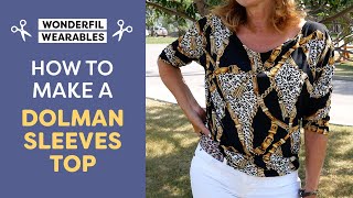 How to Make a Dolman Sleeves Top [upl. by Secor]