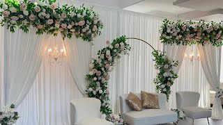 DIY  Floral Backdrop [upl. by Marylynne129]