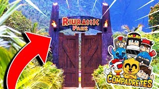 COMPADRETES EL RIURASSIC PARK 😱😂 SERIE MINECRAFT CON MODS CoMPaS Episodio 7 [upl. by Mell]