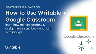 How To Use Writable with Google Classroom [upl. by Dlorag]