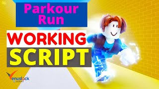 Parkour Run Script  Roblox GUI 2022  Auto Finish [upl. by Laverna]