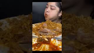 Maddy Eating spicy biryani chicken recipe mukbang big bites [upl. by Aneeh790]