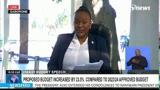 20242025 BUDGET SPEECH [upl. by Sheedy]