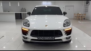 Porsche Macan S 30 AT 4WD 2014 White  SND9855D [upl. by Coffee]