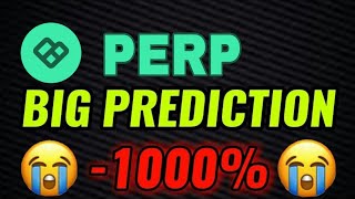 Perp coin Price Prediction update Perpetual Protocol News Today [upl. by Pip]