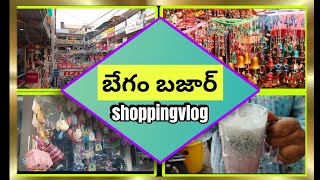 బేగం బజార్ Begum bazar vlogHyderabadshoppingwholesalejewellery Dosa [upl. by Micheil537]