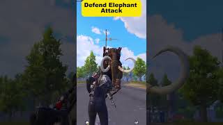 How to Defend Elephant Attaack bgmi shorts pubgmobile viralreels trendy pubgm bgmishorts [upl. by Garibull]