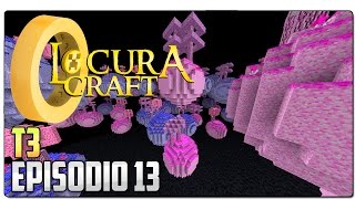 LOCURACRAFT 3  EP 13  SERIE DE MODS EN MINECRAFT 1710  Dimensión Lunalus [upl. by Ruscher]