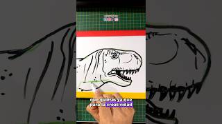 Cómo dibujar un Tiranosaurio dibujo arte tutorial drawing art [upl. by Kciderf959]