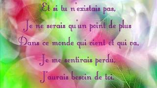 Joe Dassin  Et si tu nexistais pas  Paroles Lyrics [upl. by Aremus406]