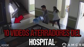 🔴10 VIDEOS PARANORMALES CAPTADOS EN HOSPITAL  VIDEOS DE TERROR [upl. by Kcirdneh]