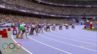 Letsile Tebogo Wins Men’s 200M Final🔥🔥 2024 Paris Olympics [upl. by Aztiraj]