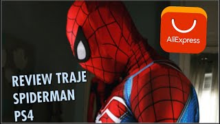 😱 UNBOXING TRAJE SPIDERMAN PS4 ADVANCES ALIEXPRESS 😱 spiderman [upl. by Orlina]