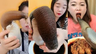 Chinese Girl Eat Geoducks Delicious Seafood 17  Seafood Mukbang Eating Show [upl. by Ecydnarb]