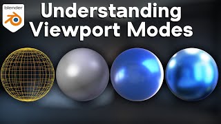 Understanding Viewport Modes in Blender Tutorial [upl. by Sioux101]