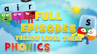 Alphablocks  Yellow Level Three  Full Episodes 1516  HomeSchooling  Learn to Read WithMe [upl. by Descombes]