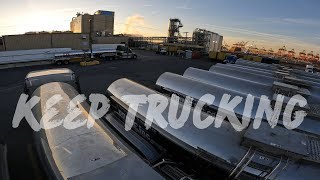 This is trucking in Newark New Jersey Port NewarkElizabeth Marine Terminal Tanker style 🙂 [upl. by Hussey844]