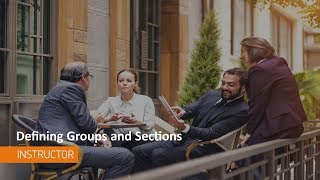 Groups and Sections Tools  Defining Groups and Sections  Instructor [upl. by Ennasus]