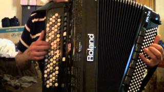 POLISH FOLK SONG  CZARNE OCZY  ROLAND FR7XB [upl. by Efren]