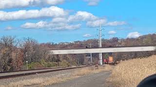 Norfolk Southern coming Down the hill heading into Wilmerding [upl. by Lance]