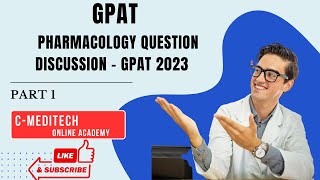 GPAT  PREVIOUS QUESTION DISCUSSIONS 2023 PHARMACOLOGY PART1 [upl. by Tanah130]