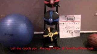 P90X Medicine Ball Review [upl. by Glavin]