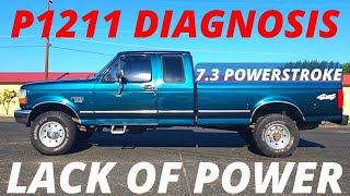 P1211 Code Diagnosis 73 Powerstroke [upl. by Airt297]