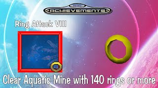 Sonic Adventure 2 Dreamcast RetroAchievements Clear Aquatic Mine with 140 rings or more [upl. by Attennot]