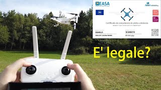 PATENTINO DRONE A1A3 e A2 facciamolo allestero anche gratis Ma è legale [upl. by Adigun]