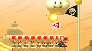 Super Mario Maker 2  All Toad Rescue Missions [upl. by Yesima]