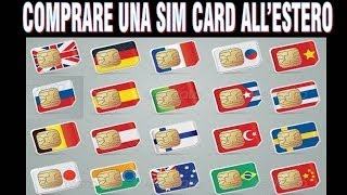 COME COMPRARE UNA SIM CARD ALLESTERO [upl. by Willard]