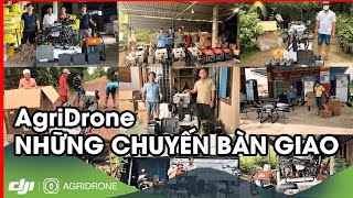 AgriDrone Những chuyến bàn giao máy bay nông nghiệp đến bà con nông dân bắt đầu cho vụ Đông Xuân [upl. by Feenah]