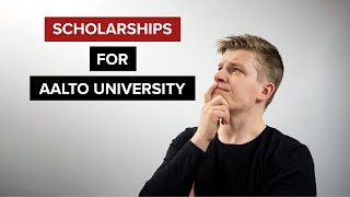 Scholarships for Aalto University Students  Study in Finland [upl. by Ehtiaf]