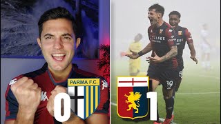 PARMA  GENOA 01  POST PARTITA E TORNATO IL GENOA TRE PUNTI PESANTISSIMI [upl. by Doughman630]