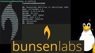 Probando bunsenlabs Linux  Beryllium 32 bits  VirtualBox [upl. by Nesline327]