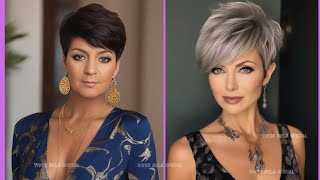 TOP 10 CORTES DE CABELO CURTO FEMININO 50 ANOS TENDÊNCIA 2024 [upl. by Berey]