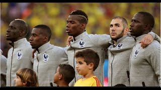 La marseillaise  Hymne national français Coupe du Monde au Brésil  250614  France vs Equateur [upl. by Alikat]