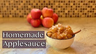 How to Make Homemade Applesauce  Chunky Applesauce Recipe Tutorial [upl. by Frieda]