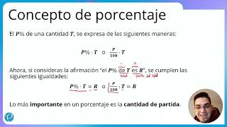 Porcentaje  Concepto de porcentaje [upl. by Ennaoj]