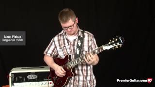 Review Demo  Epiphone Genesis [upl. by Anialed19]