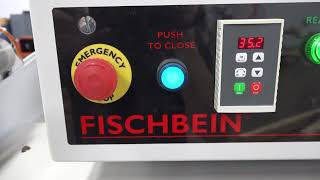 E15837  Fischbein PBC 6000 Pinch Bag Sealer with Chantland V Belt Conveyor [upl. by Purington]