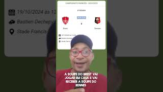 CAMPEONATO FRANCÊS  20242025  RODADA 8° BREST VS RENNES [upl. by Travis479]