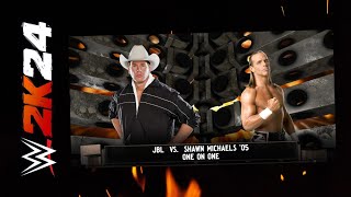 WWE2k24 JBL vs Shawn Michaels [upl. by Pellikka190]