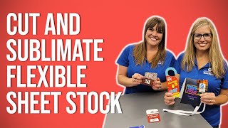 How To Laser Cut and Sublimate Flexible Plastic Sheet Stock [upl. by Engelhart]