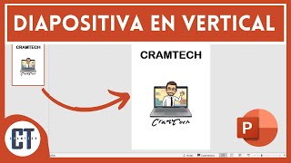 Poner DIAPOSITIVAS en VERTICAL en POWERPOINT [upl. by Anuait992]