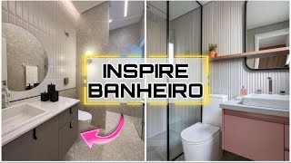 IDEIAS DE BANHEIROS DECORADOS COM REVESTIMENTOS LINDOS  INSPIRAÃ‡Ã•ES DE BANHEIRO [upl. by Evol]