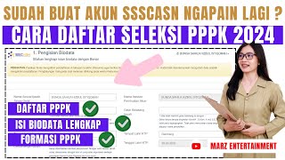 SUDAH BUAT AKUN PPPK 2024 NGAPAIN LAGI  CARA ISI BIODATA PPPK 2024  DAFTAR PPPK 2024 [upl. by Jeffy]