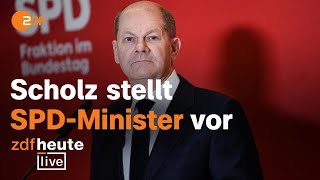 Lauterbach wird neuer Gesundheitsminister  ZDFheute live [upl. by Sewellyn399]