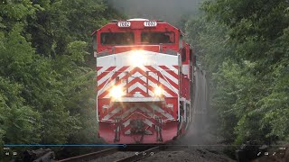 Railfanning the Arkansas amp Missouri Railroad in Monett Missouri [upl. by Allenaj]