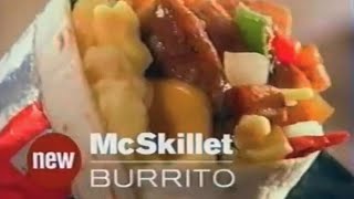 Mcdonald’s McSkillet Burrito Commercial  2008 [upl. by Yggep]